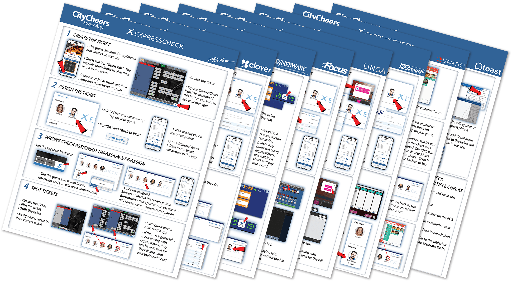 CityCheers Super App POS OneSheets