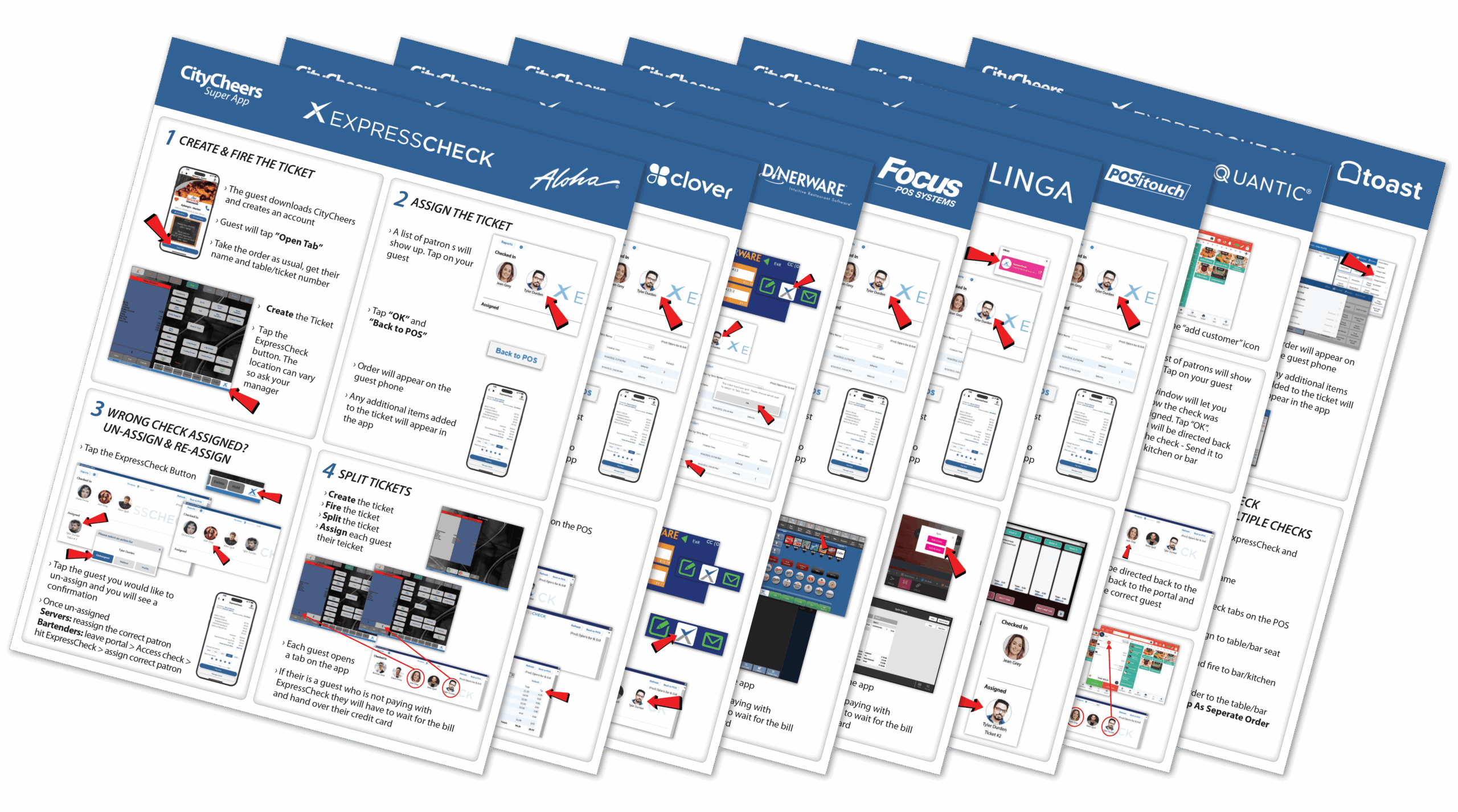 CityCheers Super App POS OneSheets